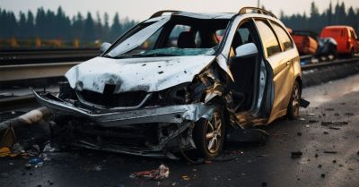 DK75 w Będzieszynie przejezdna po wypadku (aktl. 2)